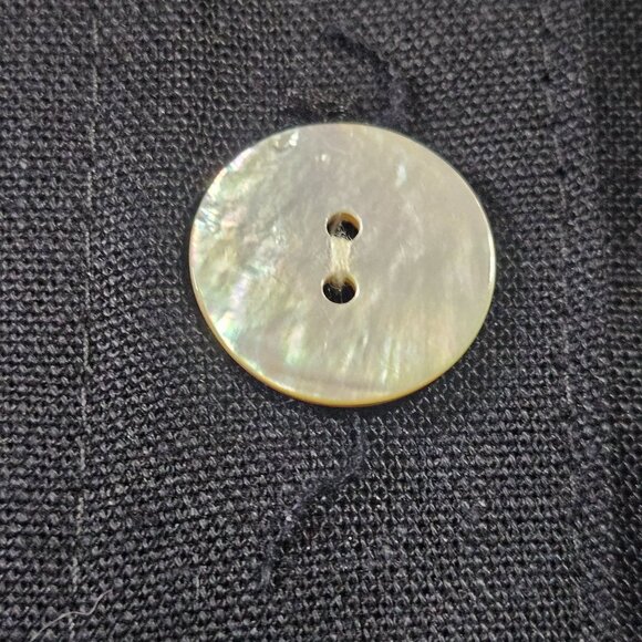 Ali Miles Black Sleeveless Floral Button Vest L – Artsy Grannycore, Bold Boho - Picture 7 of 14